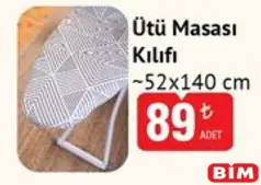 ÜTÜ MASASI KILIFI 52X140 CM ÜTÜ MASASI KILIFI 52X140 CM